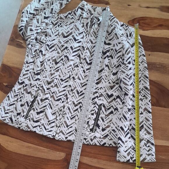 Draper's Damon, Stylish Black Brown and White Women's Jacket - Picture 5 of 17